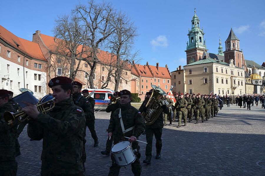 Narodowy Dzień Pamięci Żołnierzy Wyklętych. Uroczystości w Krakowie. Fot. Janusz Ślęzak (IPN)