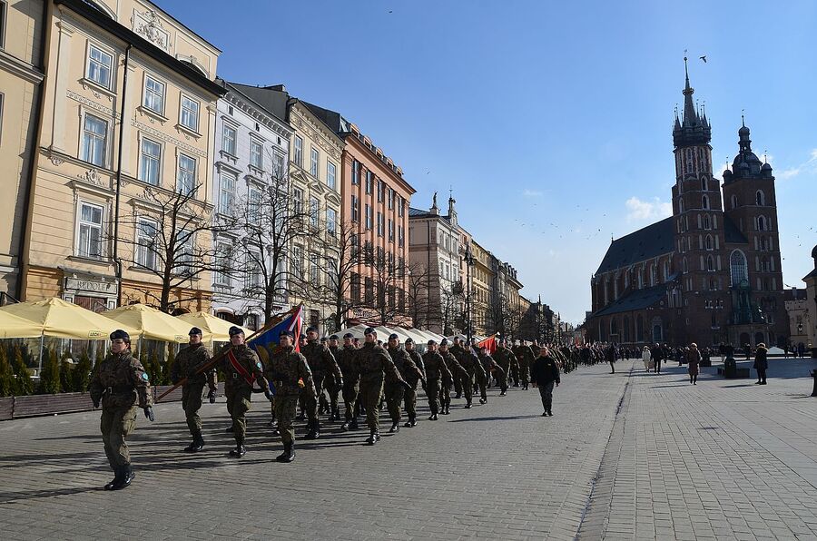Narodowy Dzień Pamięci Żołnierzy Wyklętych. Uroczystości w Krakowie. Fot. Janusz Ślęzak (IPN)