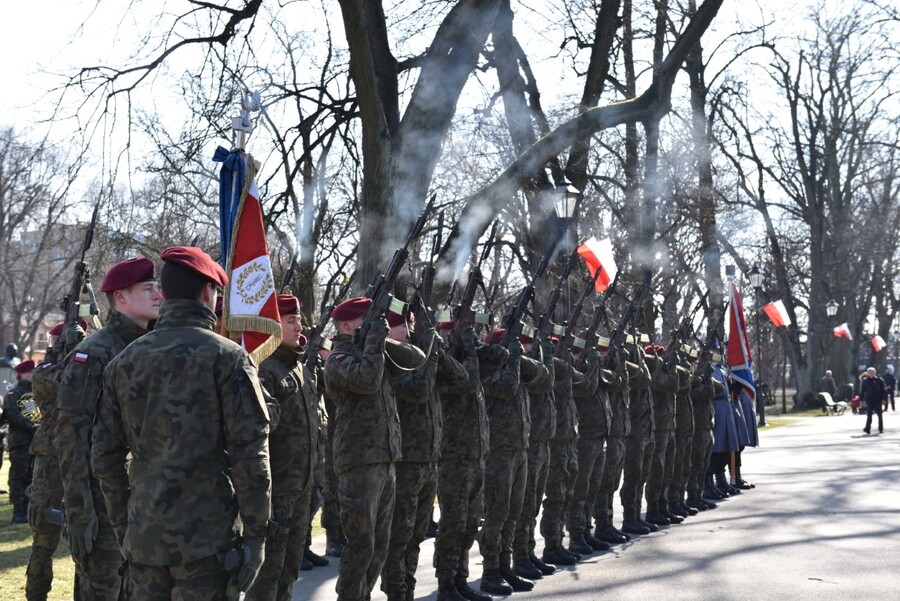 Uroczystości w Parku Jordana. Fot. Żaneta Wierzgacz (IPN)