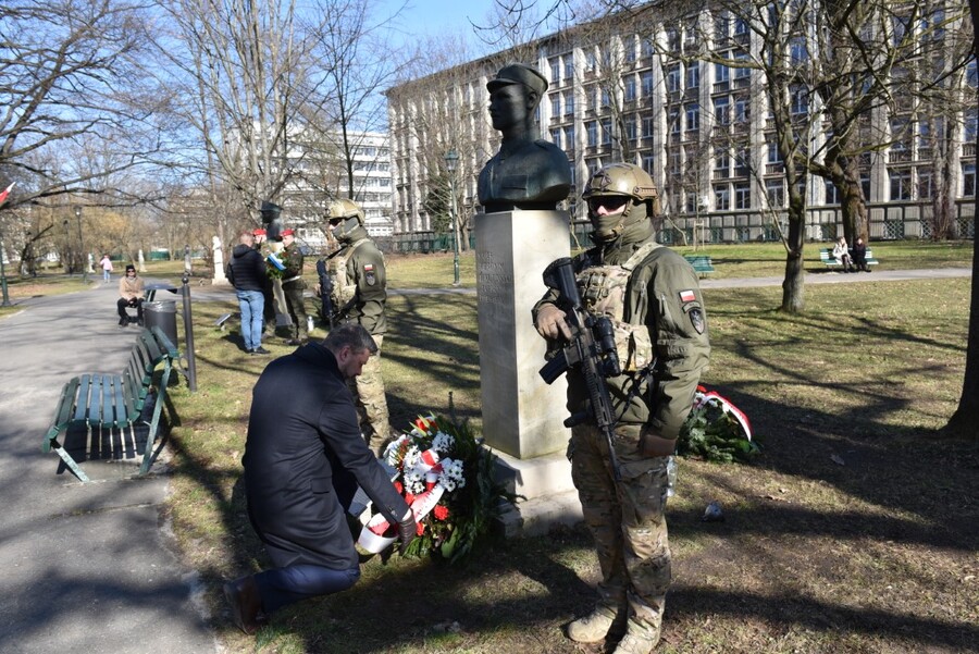 Uroczystości w Parku Jordana. Fot. Żaneta Wierzgacz (IPN)