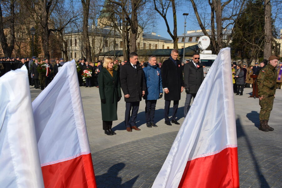Kieleckie uroczystości w Narodowym Dniu Pamięci Żołnierzy Wyklętych. Fot. Hubert Krężołek (IPN)