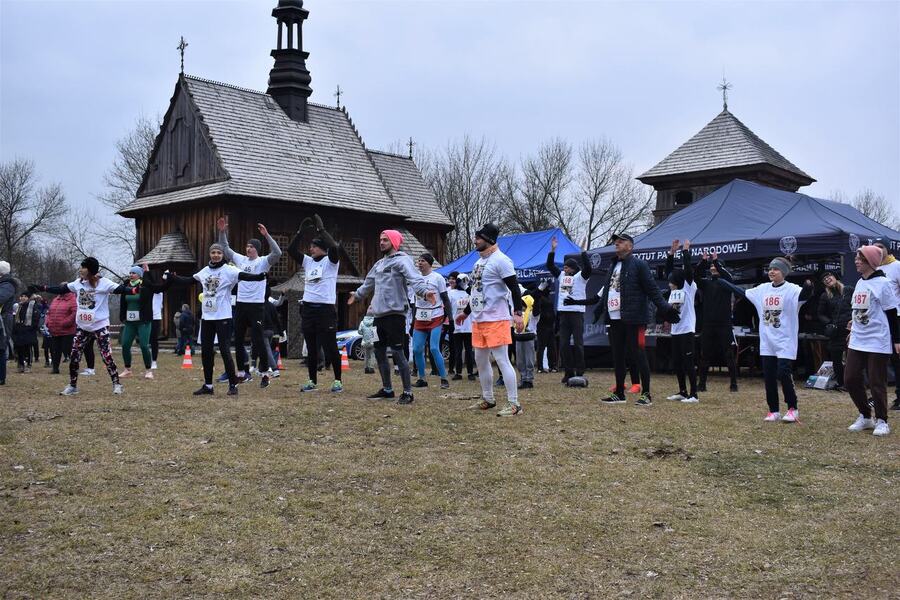 Bieg „Tropem Wilczym” w Tokarni. Fot. Michał Zawisza