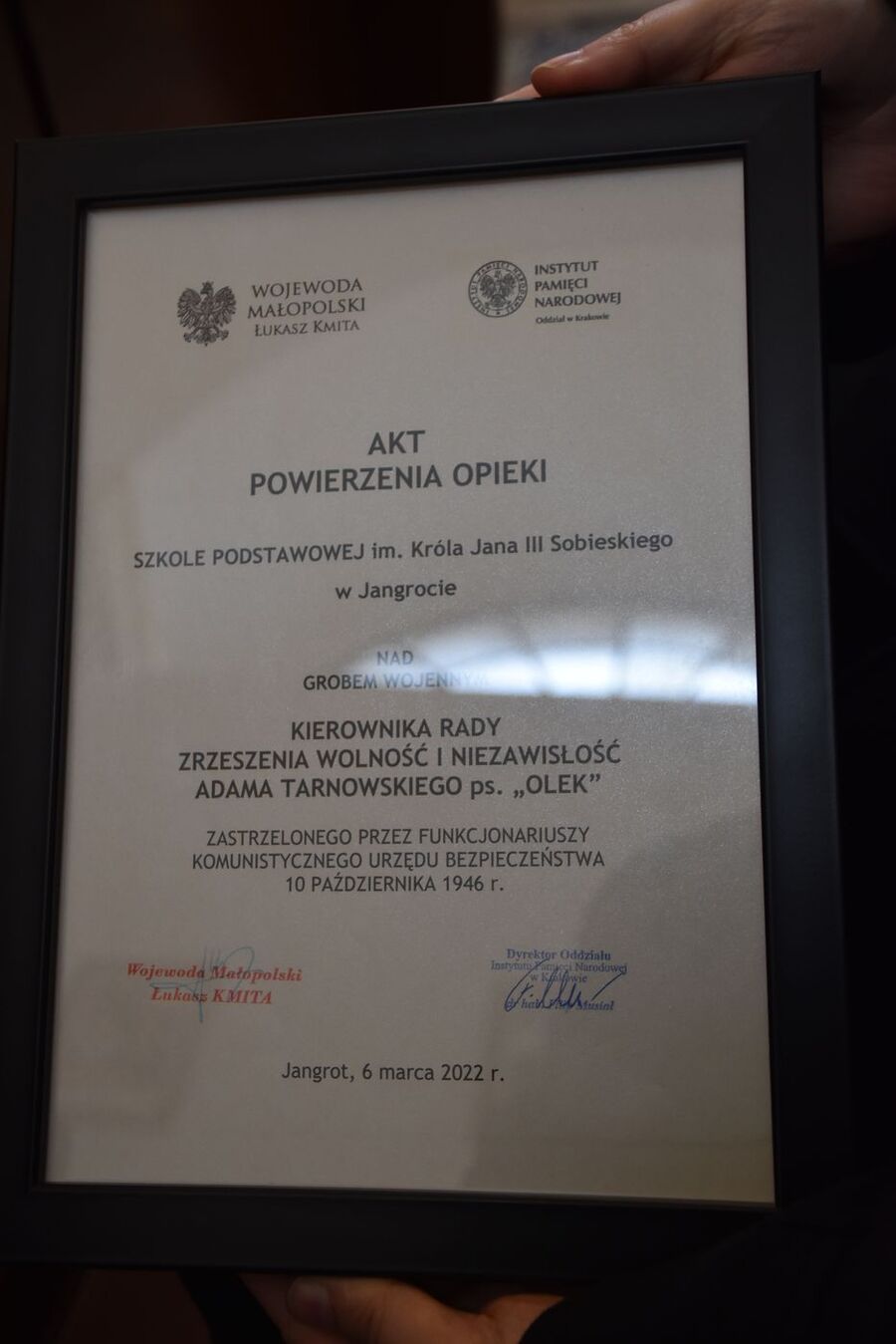 Uroczystości w Jangrocie. Fot. IPN