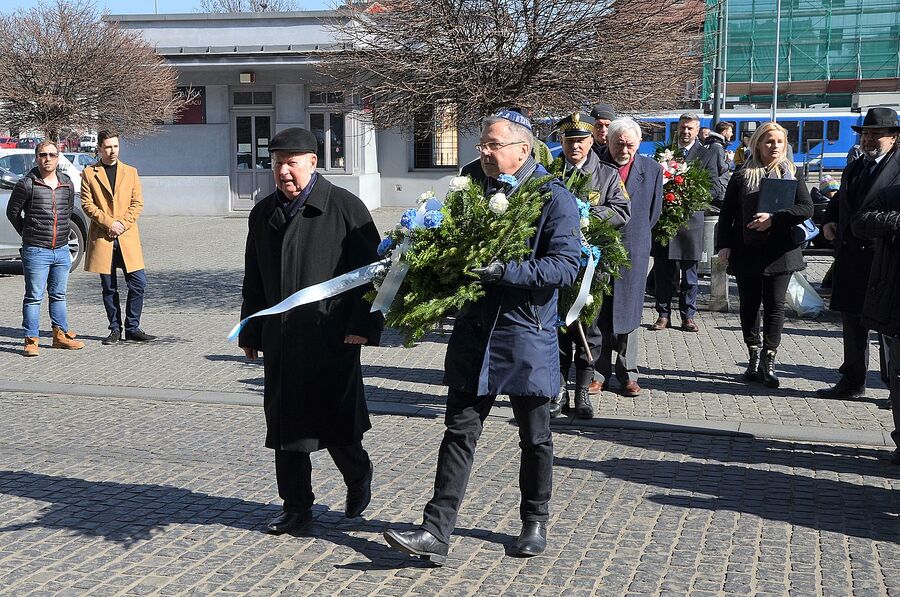 Uroczystość w 79. rocznicę likwidacji krakowskiego getta. Fot. Janusz Ślęzak (IPN)