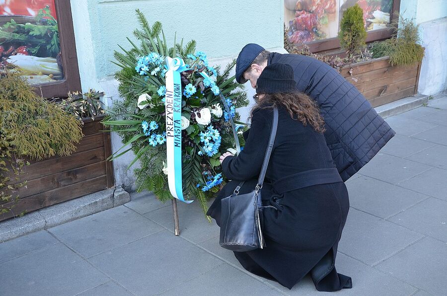 Uroczystość w 79. rocznicę likwidacji krakowskiego getta. Fot. Janusz Ślęzak (IPN)