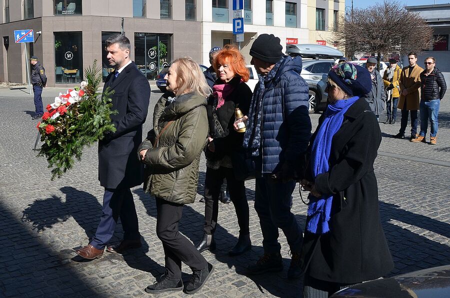 Uroczystość w 79. rocznicę likwidacji krakowskiego getta. Fot. Janusz Ślęzak (IPN)