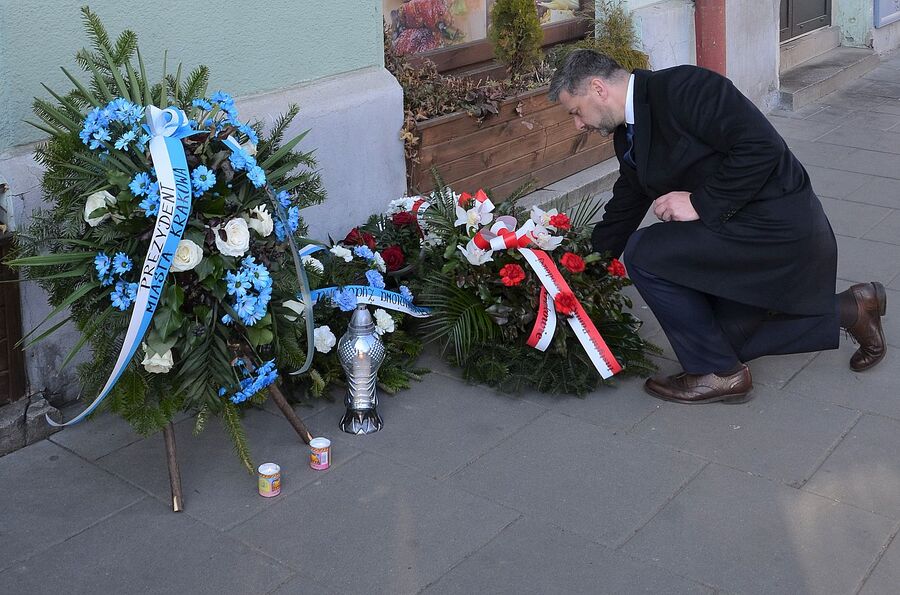 Uroczystość w 79. rocznicę likwidacji krakowskiego getta. Fot. Janusz Ślęzak (IPN)