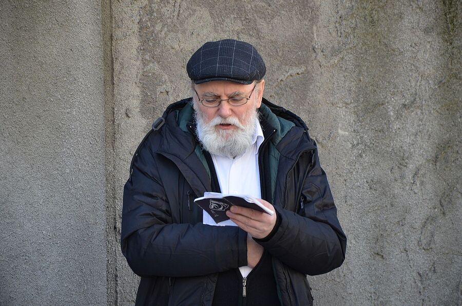 Uroczystość w 79. rocznicę likwidacji krakowskiego getta. Fot. Janusz Ślęzak (IPN)