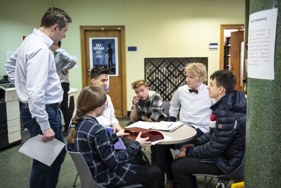 Eliminacje VI Małopolskiego Turnieju Debat Historycznych. Fot. Agnieszka Masłowska (IPN)