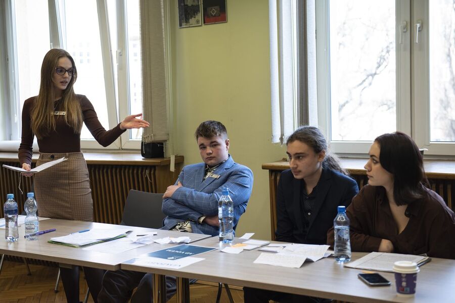 Eliminacje VI Małopolskiego Turnieju Debat Historycznych. Fot. Agnieszka Masłowska (IPN)