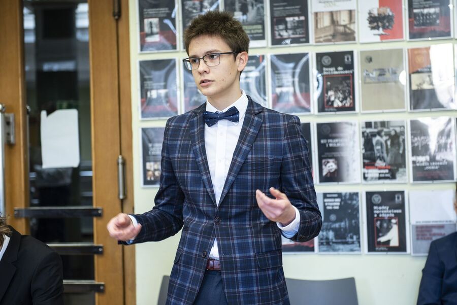 Eliminacje VI Małopolskiego Turnieju Debat Historycznych. Fot. Agnieszka Masłowska (IPN)