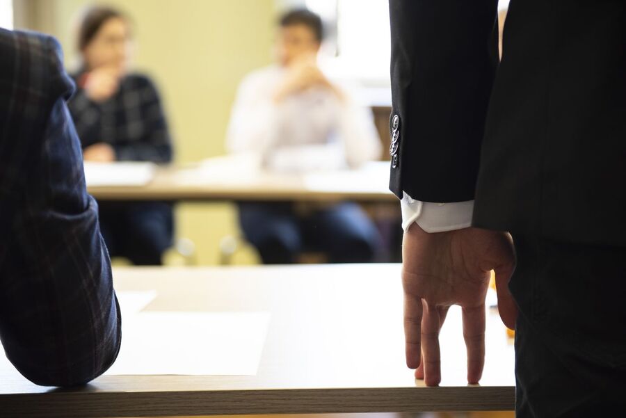 Eliminacje VI Małopolskiego Turnieju Debat Historycznych. Fot. Agnieszka Masłowska (IPN)