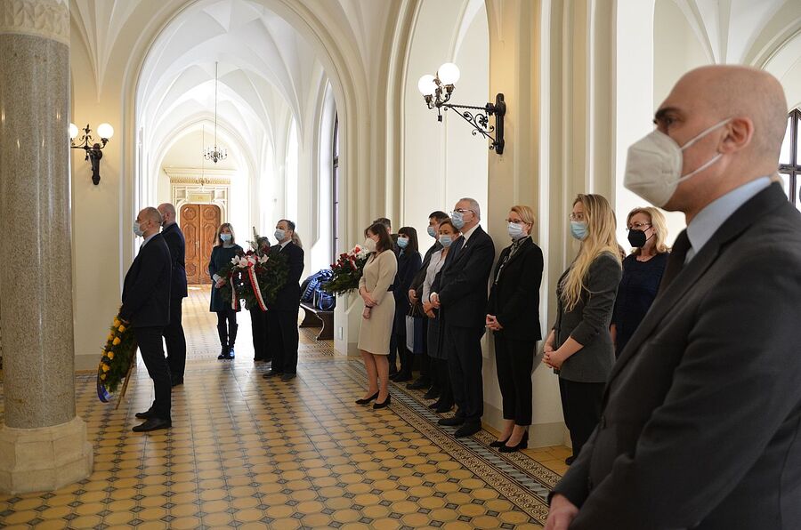 W Krakowie uczczono profesorów i studentów tajnego nauczania na UJ. Fot. Janusz Ślęzak (IPN)