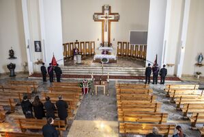 Płaza. Pogrzeb nieznanych ofiar II wojny światowej. Fot. Agnieszka Masłowska (IPN)