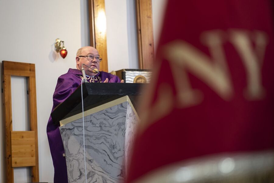 Płaza. Pogrzeb nieznanych ofiar II wojny światowej. Fot. Agnieszka Masłowska (IPN)