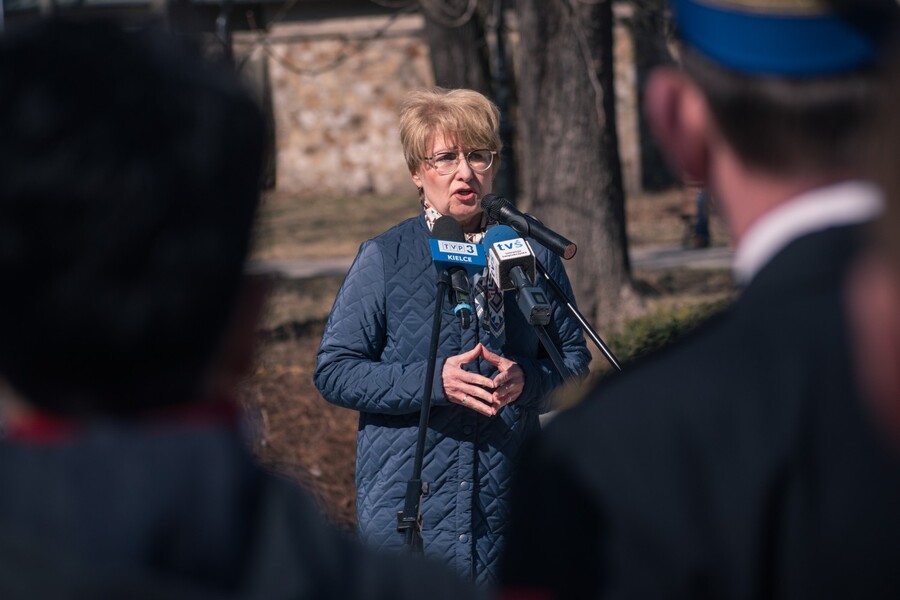 Kielce. Wystawa o pomocy udzielanej Żydom przez franciszkanki. Fot. Michał Zawisza (IPN)