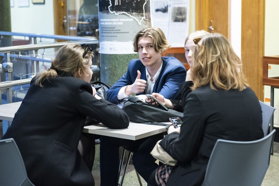 Eliminacje VI Małopolskiego Turnieju Debat Historycznych. Fot. Agnieszka Masłowska (IPN)