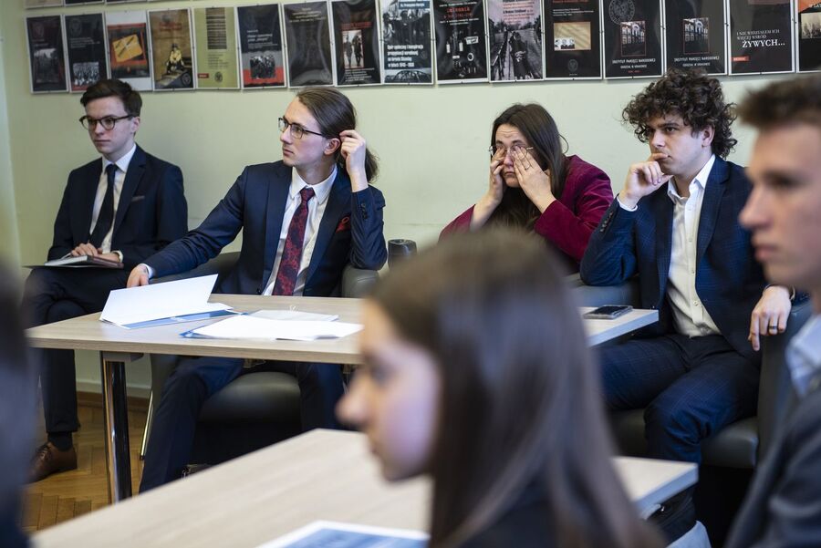 Eliminacje VI Małopolskiego Turnieju Debat Historycznych. Fot. Agnieszka Masłowska (IPN)