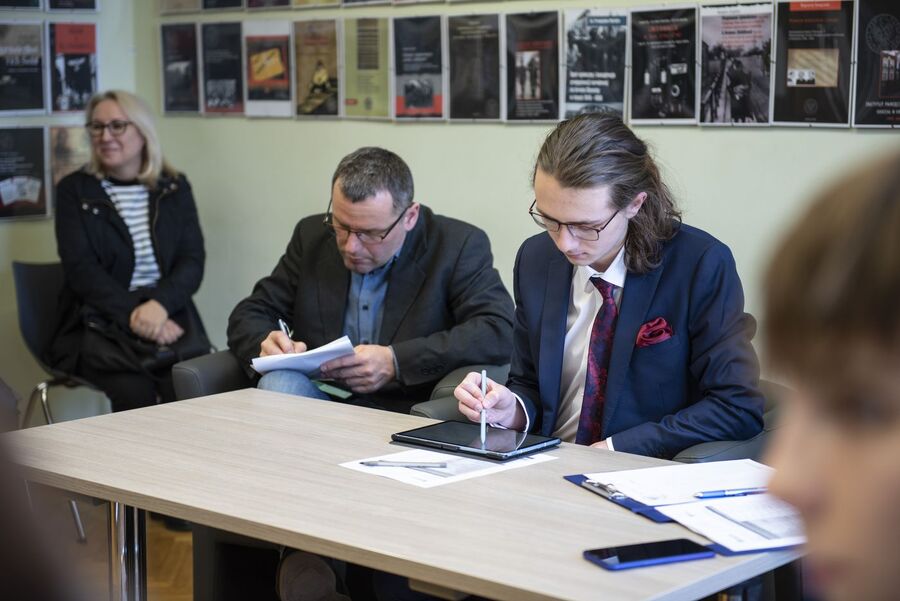 Eliminacje VI Małopolskiego Turnieju Debat Historycznych. Fot. Agnieszka Masłowska (IPN)