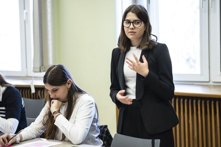 Eliminacje VI Małopolskiego Turnieju Debat Historycznych. Fot. Agnieszka Masłowska (IPN)