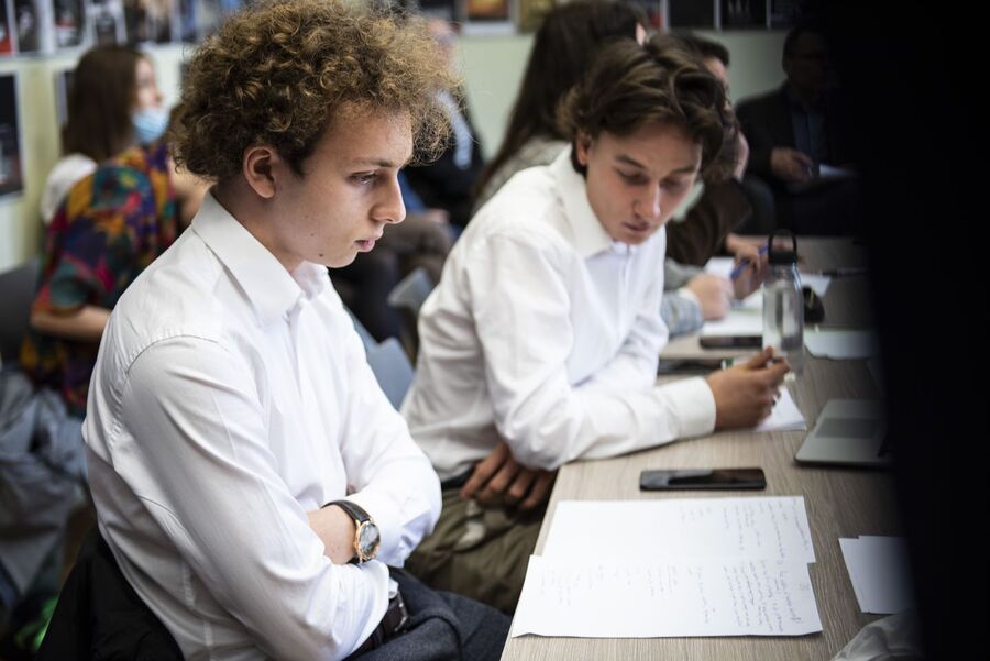 Eliminacje VI Małopolskiego Turnieju Debat Historycznych. Fot. Agnieszka Masłowska (IPN)