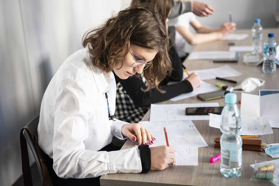 Eliminacje VI Małopolskiego Turnieju Debat Historycznych. Fot. Agnieszka Masłowska (IPN)