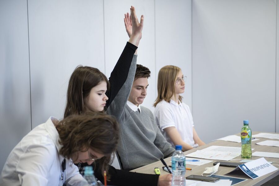 Eliminacje VI Małopolskiego Turnieju Debat Historycznych. Fot. Agnieszka Masłowska (IPN)