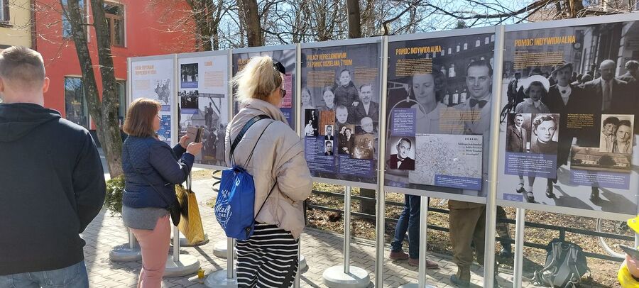 Nowy Targ. Wystawy o Holokauście i Polakach ratujących Żydów. Fot. IPN