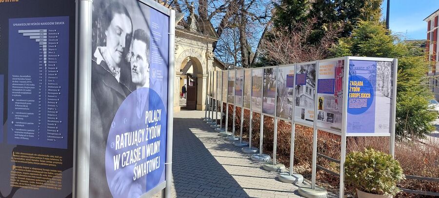 Nowy Targ. Wystawy o Holokauście i Polakach ratujących Żydów. Fot. IPN