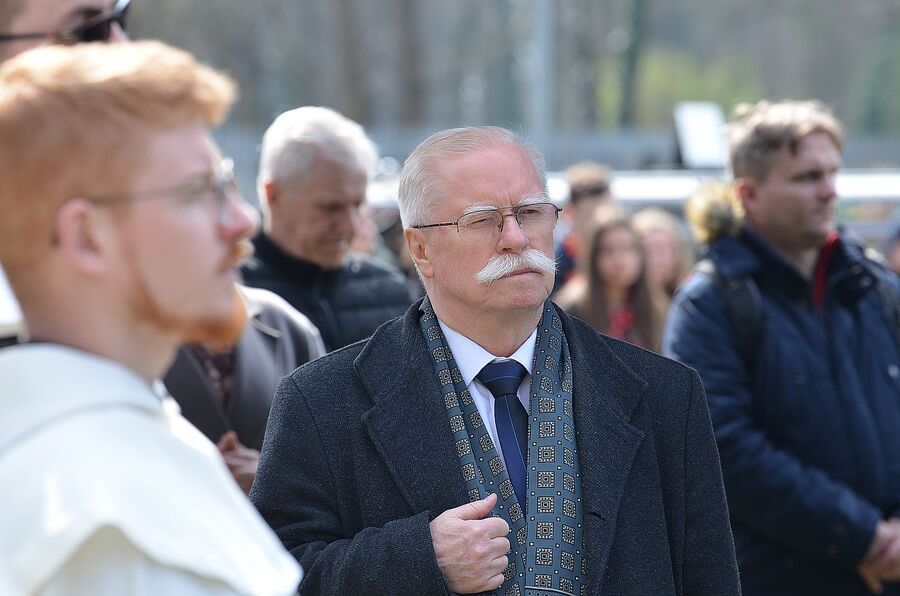 Kraków. Uroczystości pogrzebowe trzech Żołnierzy Wyklętych. Fot. Janusz Ślęzak (IPN)