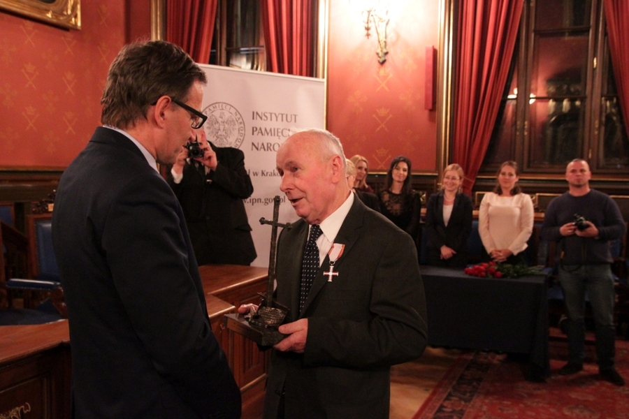 Uroczystość wręczenia Krzyży Wolności i Solidarności – Kraków, 8 listopada 2016