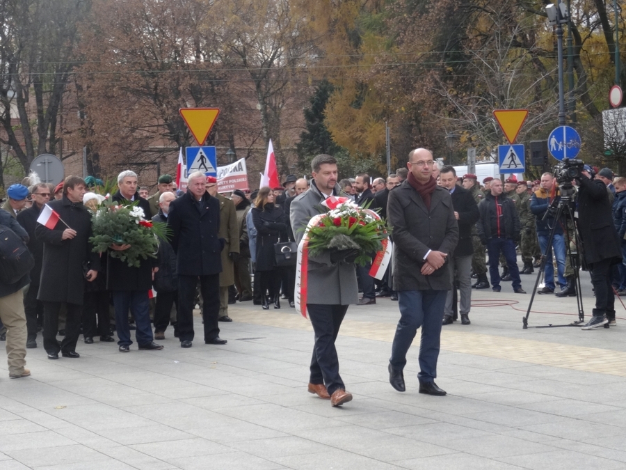 Uroczyste obchody 98. rocznicy Odzyskania Niepodległości - Kraków, 11 listopada 2016