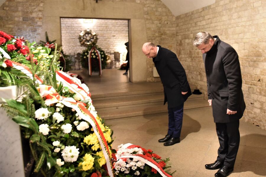 Kraków. Dwunasta rocznica katastrofy smoleńskiej. Fot. Żaneta Wierzgacz (IPN)