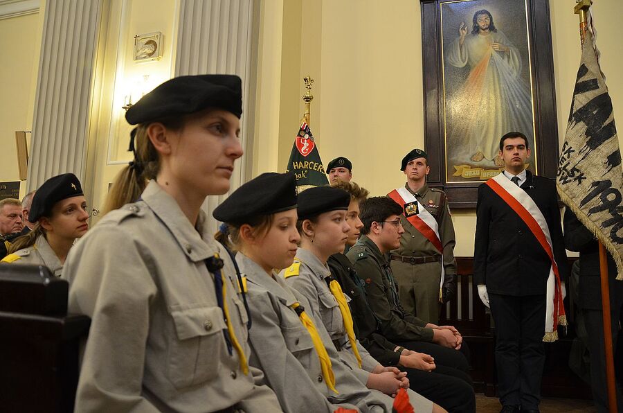 Krakowskie uroczystości w Dniu Pamięci Ofiar Zbrodni Katyńskiej. Fot. Janusz Ślęzak (IPN)