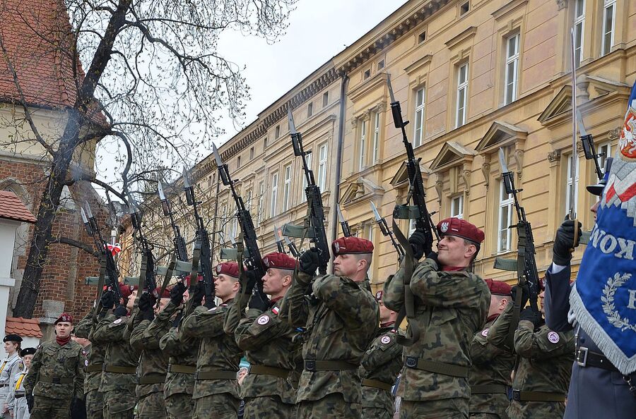 Krakowskie uroczystości w Dniu Pamięci Ofiar Zbrodni Katyńskiej. Fot. Janusz Ślęzak (IPN)