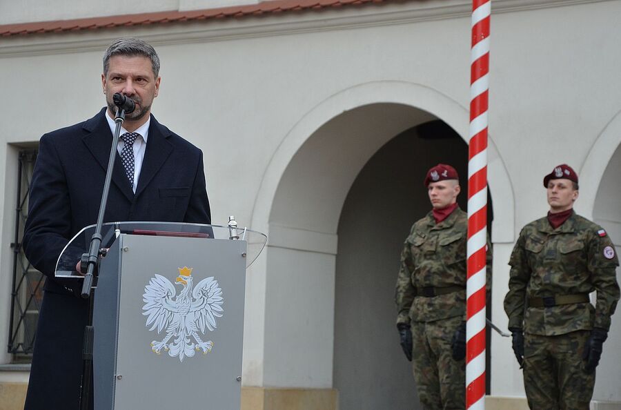 Krakowskie uroczystości w Dniu Pamięci Ofiar Zbrodni Katyńskiej. Fot. Janusz Ślęzak (IPN)