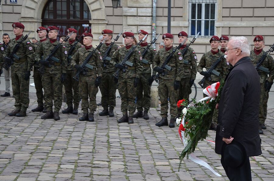 Krakowskie uroczystości w Dniu Pamięci Ofiar Zbrodni Katyńskiej. Fot. Janusz Ślęzak (IPN)