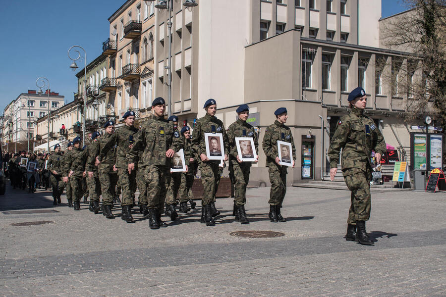 VII Marsz Katyński w Kielcach. Fot. Michał Zawisza (IPN)