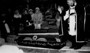 Pogrzeb Ludwika Kiełtyki, 1973 r.
