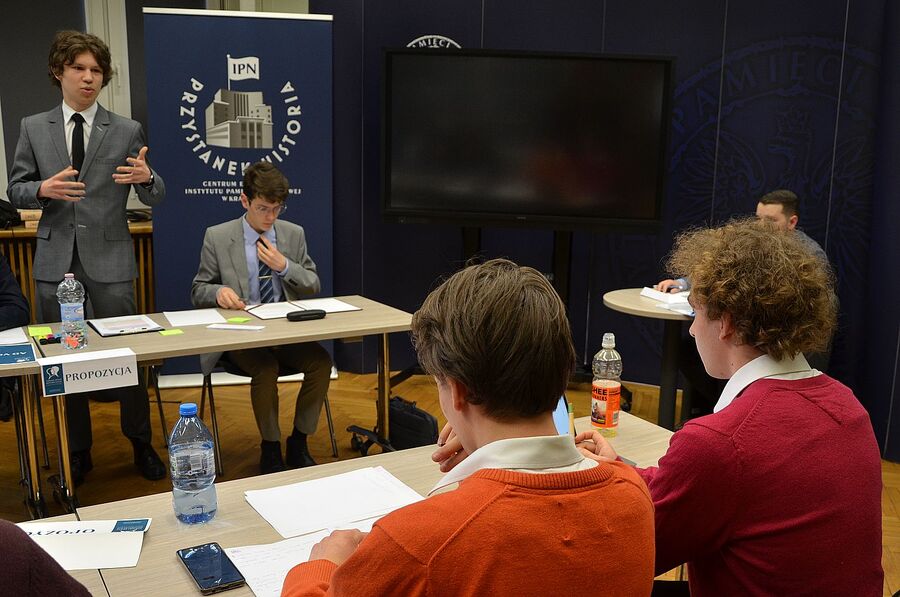 VI Małopolski Turniej Debat Historycznych. Fot. Janusz Ślęzak (IPN)