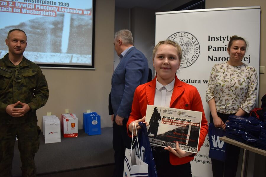 Kielce. Konkurs poświęcony żołnierzom 2. Dywizji Piechoty Legionów, walczącym na Westerplatte. Fot. IPN