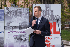 Wernisaż wystawy „PRL: propaganda a rzeczywistość”. Fot. Jakub Mularczyk