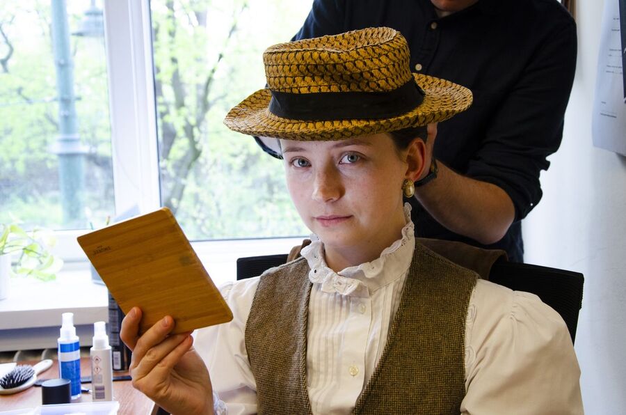 Warsztaty „Ubrane w historię”. Fot. Agnieszka Masłowska (IPN)