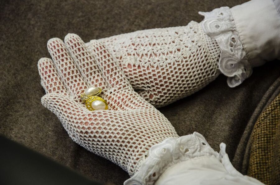 Warsztaty „Ubrane w historię”. Fot. Agnieszka Masłowska (IPN)