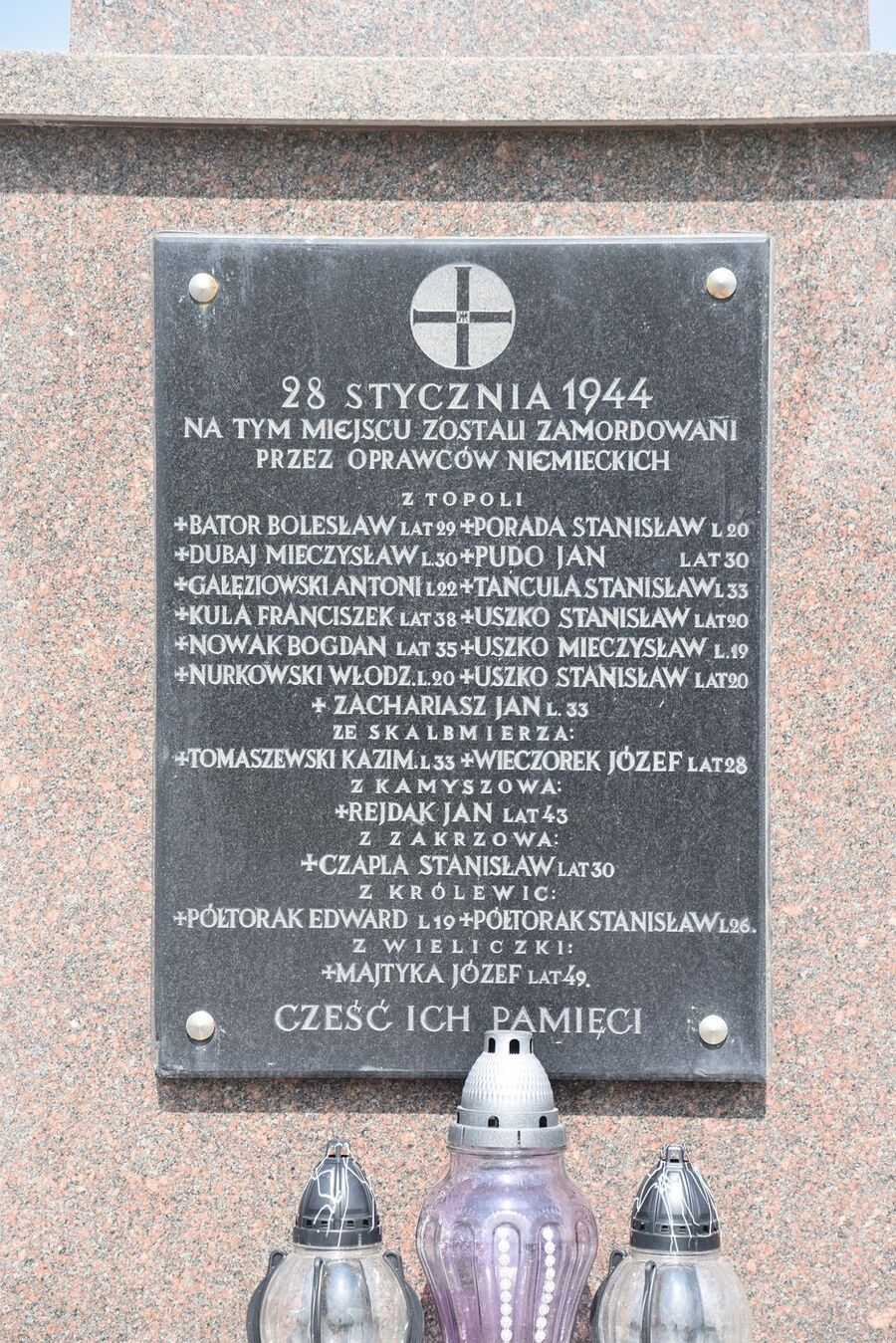 Topola. Uroczystość ku czci bojowców POW. Fot. IPN