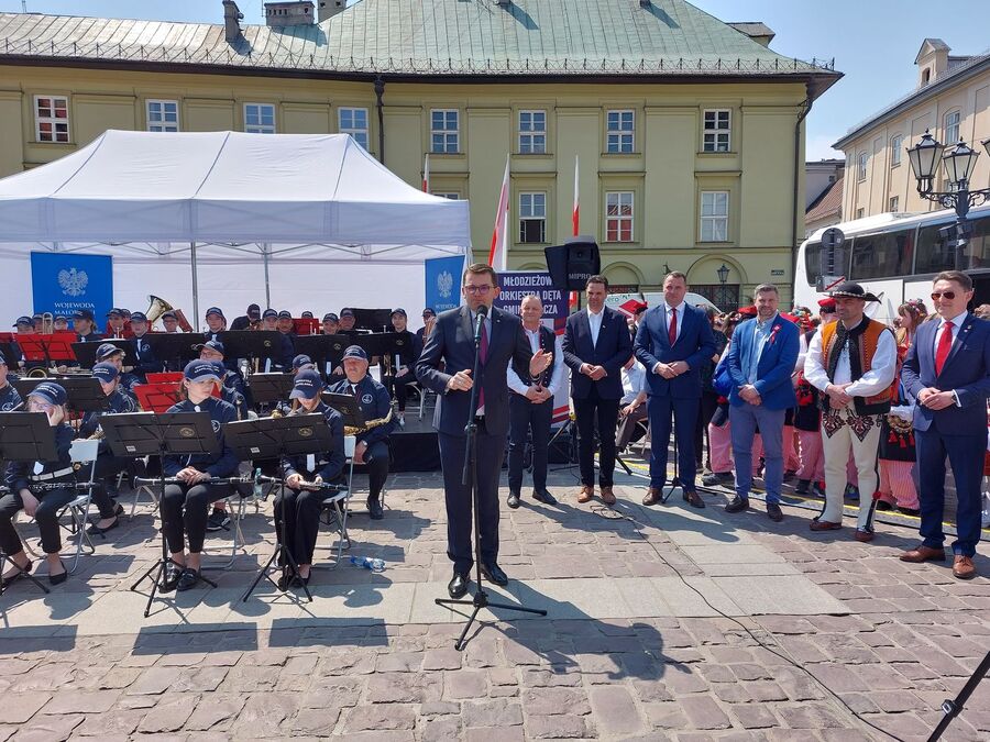 Dzień Flagi RP w Krakowie. Fot. Michał Masłowski (IPN)