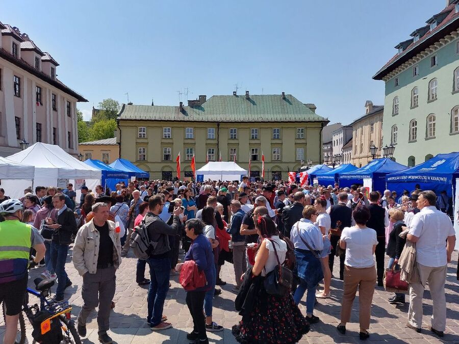 Dzień Flagi RP w Krakowie. Fot. Michał Masłowski (IPN)