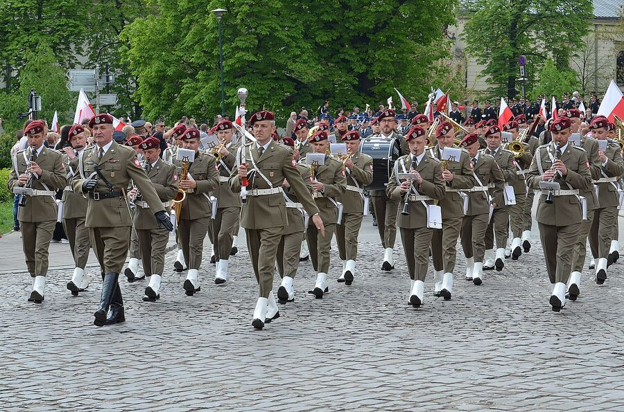 Święto Narodowe Trzeciego Maja w Krakowie. Fot. Janusz Ślęzak (IPN)