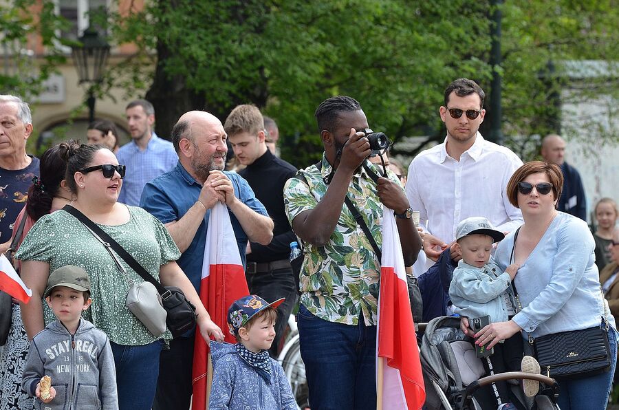 Święto Narodowe Trzeciego Maja w Krakowie. Fot. Janusz Ślęzak (IPN)