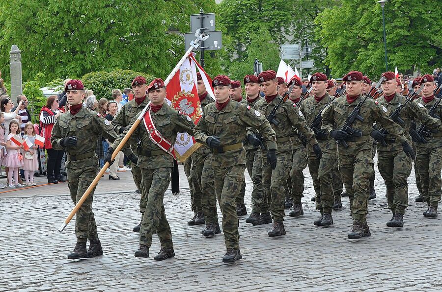 Święto Narodowe Trzeciego Maja w Krakowie. Fot. Janusz Ślęzak (IPN)
